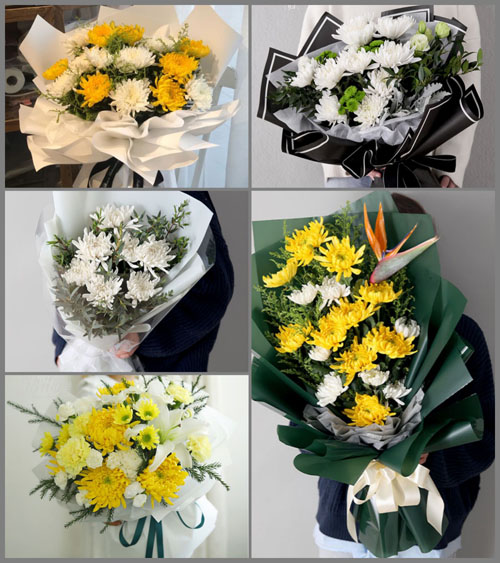 贵州毕节市黔西县协和乡石人村白事花束代送